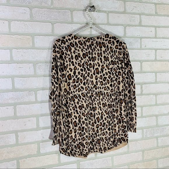 Joie Bold Leopard Print Chyanne Sweater Size S - Picture 9 of 10